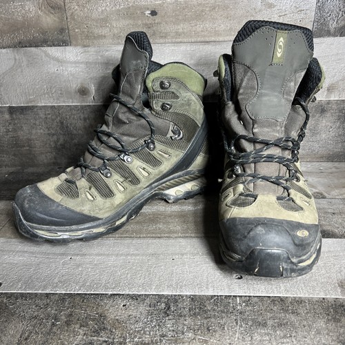 Salomon Hiking Boot Shoe Womens Size 9 Contagrip Ortholite Green/Black