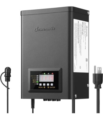 DEWENWILS 300W Low Voltage Transformer w/ Timer and Photocell Sensor,120V AC  C3