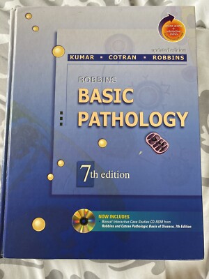 Basic Pathology Robbins 7th Ed Hardcover Textbook 