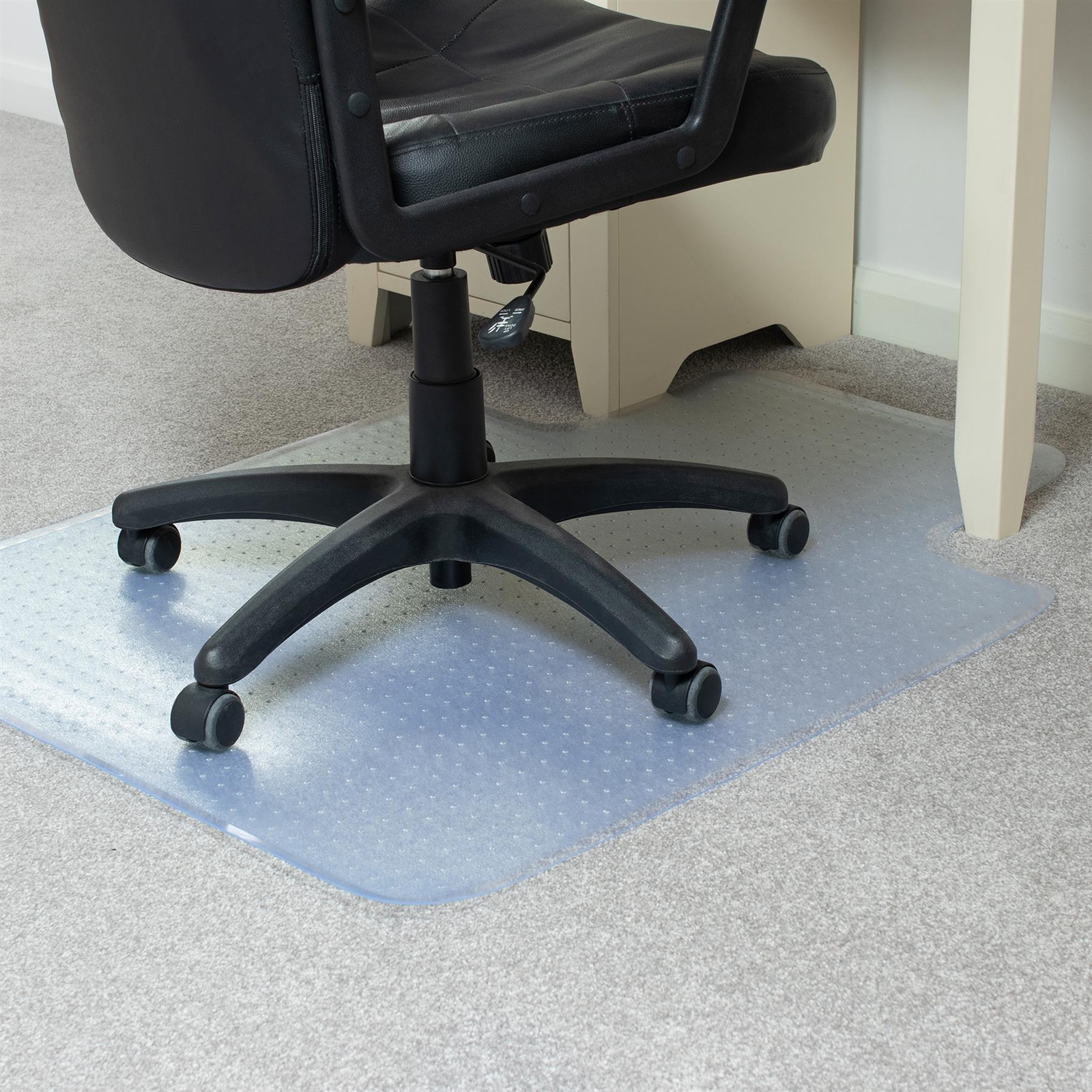 Desk Chair Mat Carpet Hard Wood Laminate Floor Protector PVC Plastic