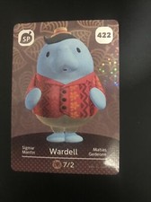 Genuine Animal Crossing Series 5 Amiibo Card WARDELL # 422