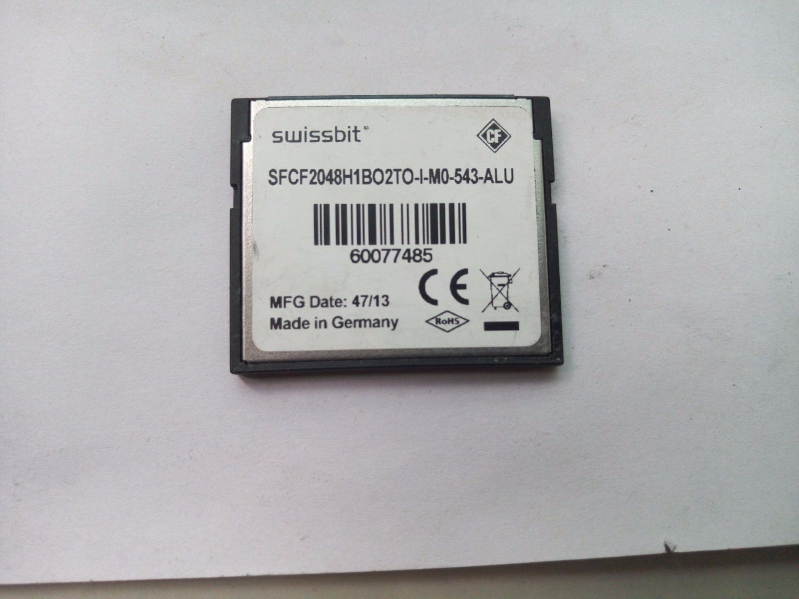 Swissbit 2GB industrial CompactFlash CF Memony Card eBay