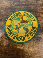 Hardin County Kentucky Sportsman's Club Patch Rare Scare Sew Iron On  new
