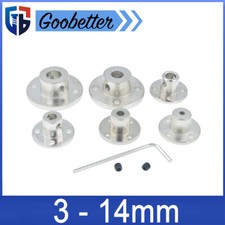 Flange Rigid Shaft Coupling Coupler Collar Clamp Bracket Motor Joint Connector