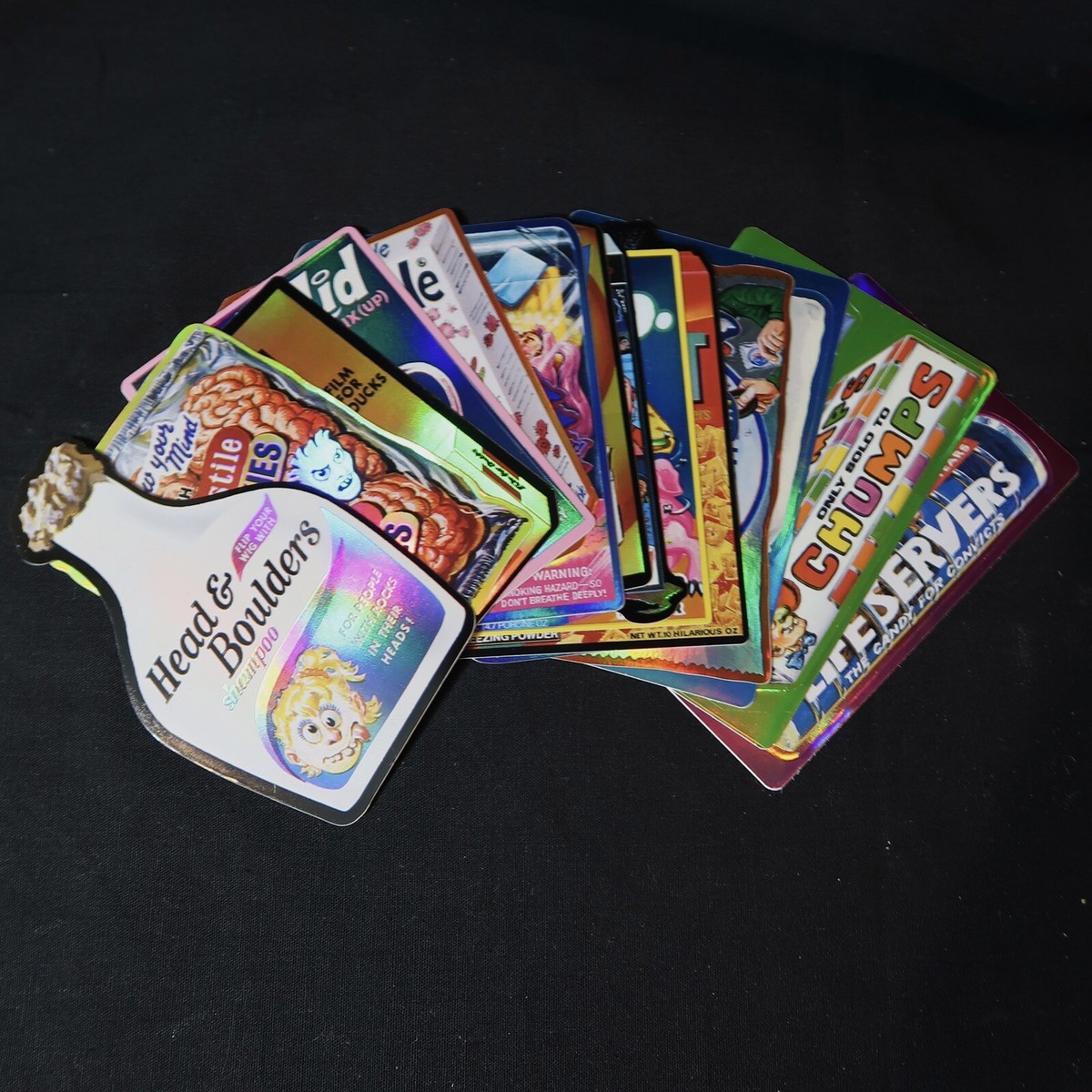 Wacky Packages Foil Halo Vending Collector Edition WPS2 Complete