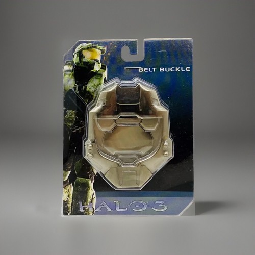 Xbox Halo 3 Master Chief Helmet Belt Buckle Metal Authentic Bungie - New Sealed