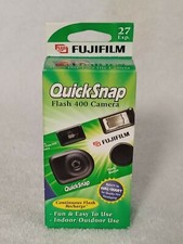 NIB Fuji Film Disposable Camera Quick Snap Flash 27 Exposure 400 Speed Exp 2006