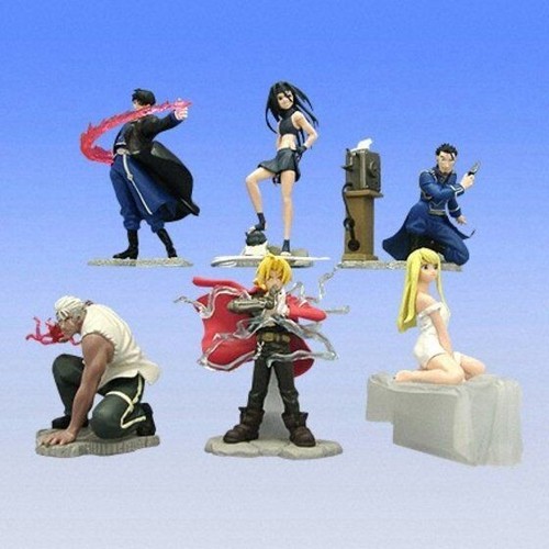 JUEGO DE 6 FIGURAS HG FULLMETAL ALCHEMIST 2 GACHAPON GASHAPON NUEVO BANDAI JAPÓN - Imagen 3 de 4