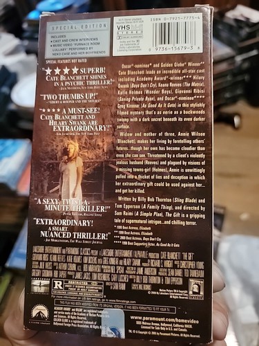 The Gift 2000 VHS Rare Hard To Find Special Edition - 第 2/2 張圖片