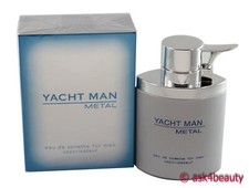 Yacht Man Metal by Myrurgia 3.4oz/100ml Edt Spray For Men New In Box