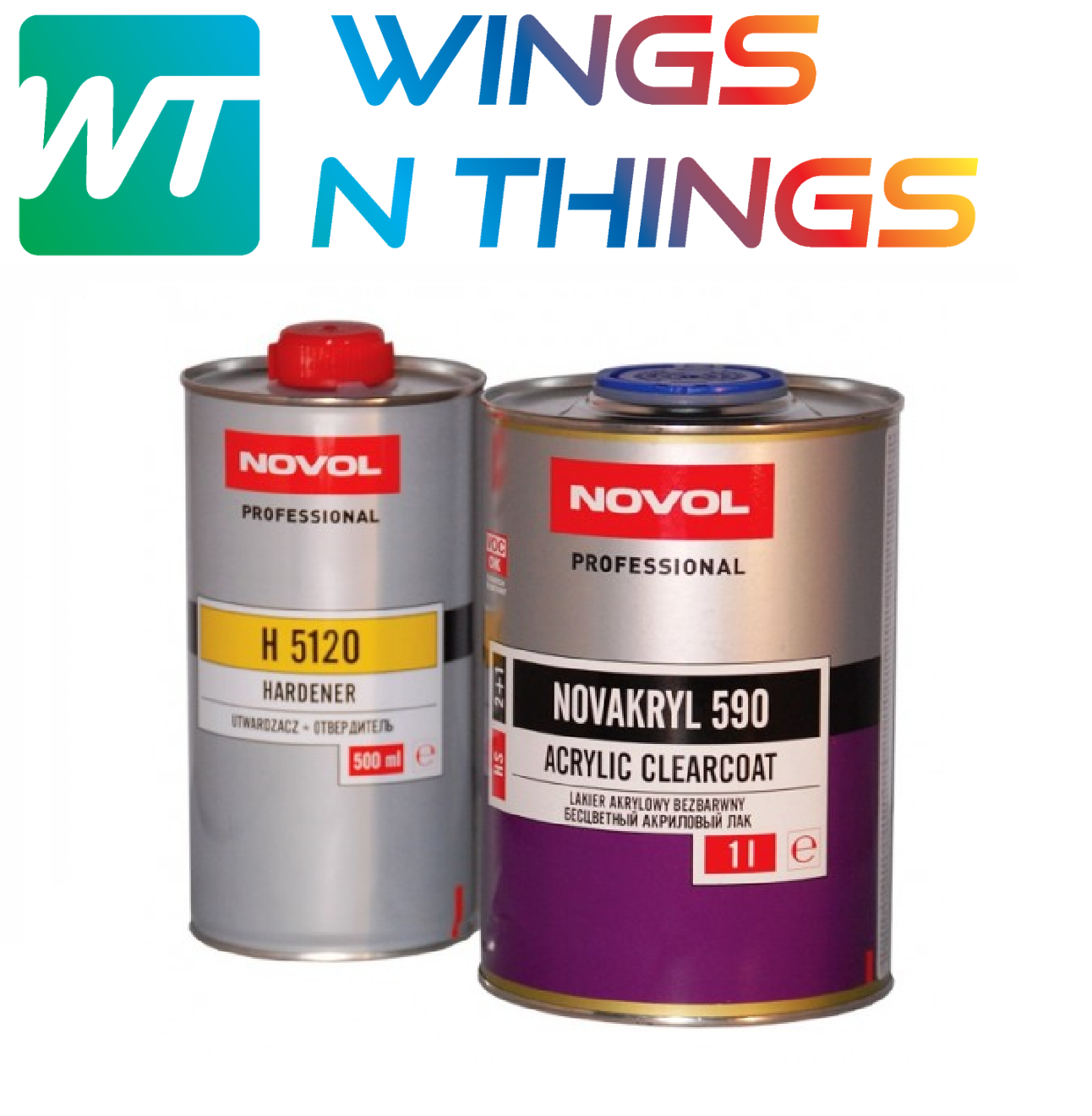 Novol Professional 590 2K CLEARCOAT KIT LACQUER HARDENER/ACTIVATOR eBay