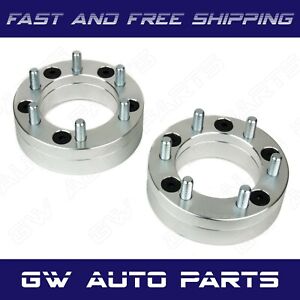 2PCS 2" Wheel Spacers 5x5.5 Adapters 1/2"x20 108mm CB for Dodge Ram 1500 Ford