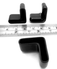 Angle End Cap Cover Fits 3/4" x 3/4" Legs, Fits 1/8" Thick Material, 1/2" Cover