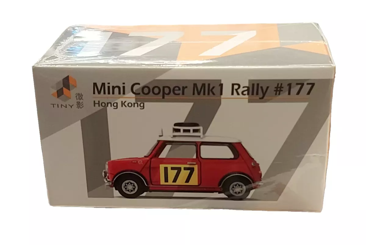 Tiny City 177 Hong Kong Mini Cooper MK1 Rally 177 Diecast Model 1 50