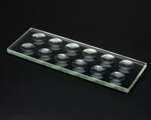 Microscopio de cavidad cóncava circular de vidrio óptico de 5 mm/10 mm de espesor - Imagen 12 de 31