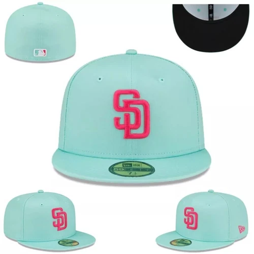 Neu San Diego Padres Baseball Ära Mütze 59FIFTY eng anliegende Mütze -5950-2 - Bild 5 von 44