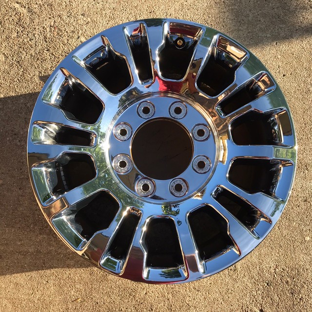 18 INCH WHEEL RIM FORD F250, 350 CHROME 2020 OEM GENUINE FACTORY eBay