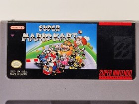 Super Mario Kart Super Nintendo SNES 1991 SNS-006 Cart Tested Clean Authentic