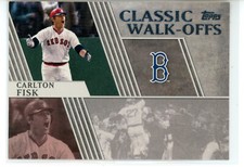 2012 Topps Baseball Classic Walk-Offs #2 Carlton Fisk (Red Sox)