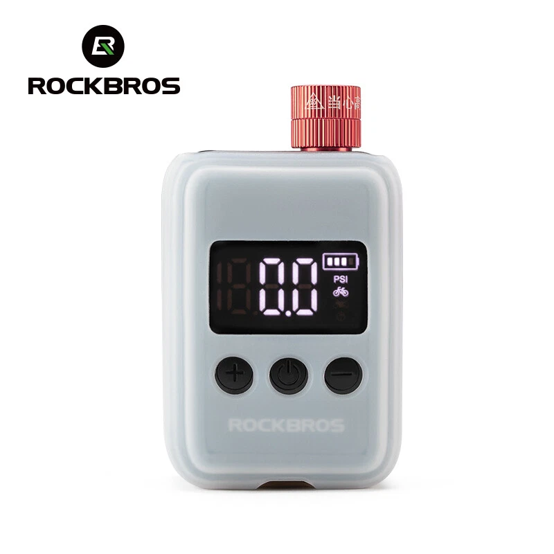 ROCKBROS Portable Electric Bike Pump 150PSI Mini Tire Inflator with LED Display - image 4 of 4