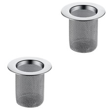 2 Pack Stainless Steel Screen Filter Sink Drain Basin Drainage Strainer