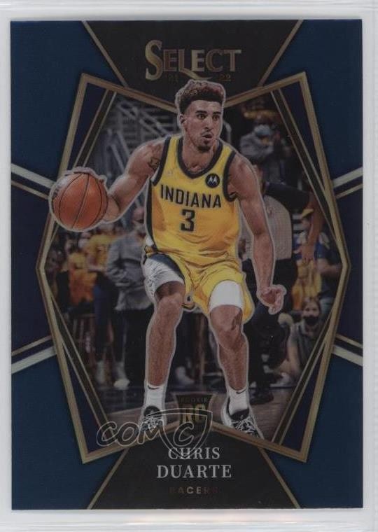 2021-22 Panini Select Premier Level Blue Prizm Chris Duarte #146 Rookie RC 00gy