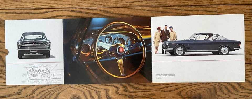 Fiat 2300 / 2300 S Coupe 1962-64 UK Market Sales Brochure N S - Image 4 of 4