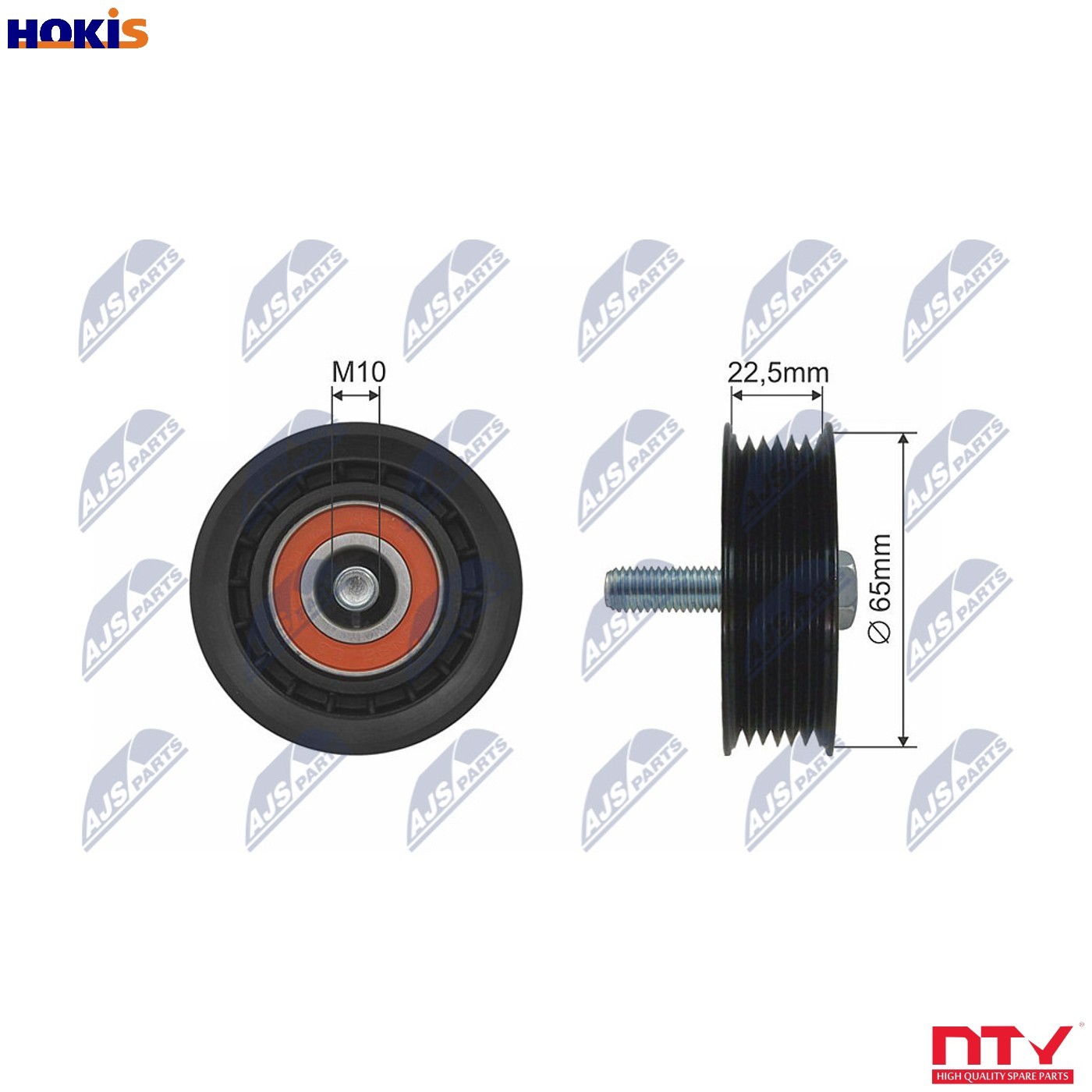 DEFLECTIONGUIDE PULLEY VRIBBED BELT RRK-KA-300 FOR HYUNDAI ix35 SANTA/FE/IV/FÉ - Image 6