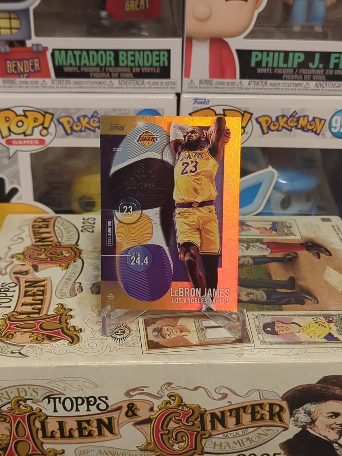 2025-26 Topps NBA Flagship LeBron James Sole Ambition Case HIT SSP #SA-1 Lakers