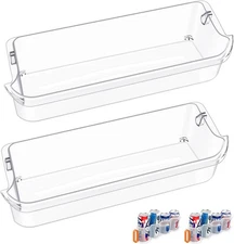 2 PACK 241505301 Door Bin Replace Frigidaire Refrigerator Door Shelf AP3769131