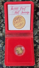 1980 Proof Gold Half Sovereign Boxed with Certificate