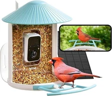 NETVUE by Birdfy AI Smart Bird Feeder with Camera Solar Powered, AI Auto Capture