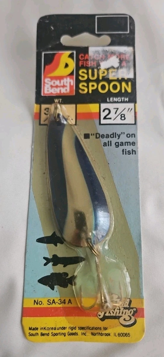 Leurre De Pêche Vintage South Bend Super Snooper #5 - Corps En Plastique Sans Treuil