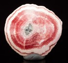 Polished Rhodochrosite Stalactite Slice Pink Geode Rare Argentina 50mm 69g C0219 — photo 2