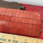 Red Assorted Square Mosaic Tile Sheet on Mesh Backing, Approx. 7 in x 3 in — photo 2