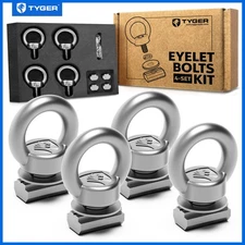 TYGER Add-on Eyelet Bolt Pack for Roof Racks - 4 Sets