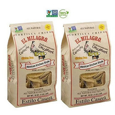 El Milagro 100 Natural Fresh Tortilla Chips Non-GMO Free Shipping 2Pack