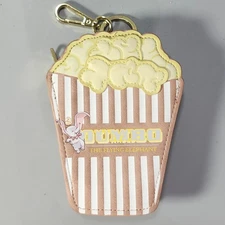 Disney Loungefly Coin Purse Dumbo Flying Elephant Popcorn Bucket Keychain Wallet