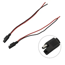 Stable SAE Extension Cable for Automotive Battery Transfers 18AWG 1 Pair