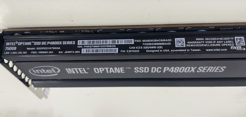 Intel Optane SSD DC P4800X Series 750GB SSDPED1K750GA H90065-303 J53973-303 HP - 第 3/3 張圖片
