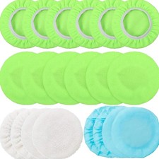 20 Pieces Car Orbital Buffer Polisher Pad Bonnet Microfiber Max Bonnet Polish...