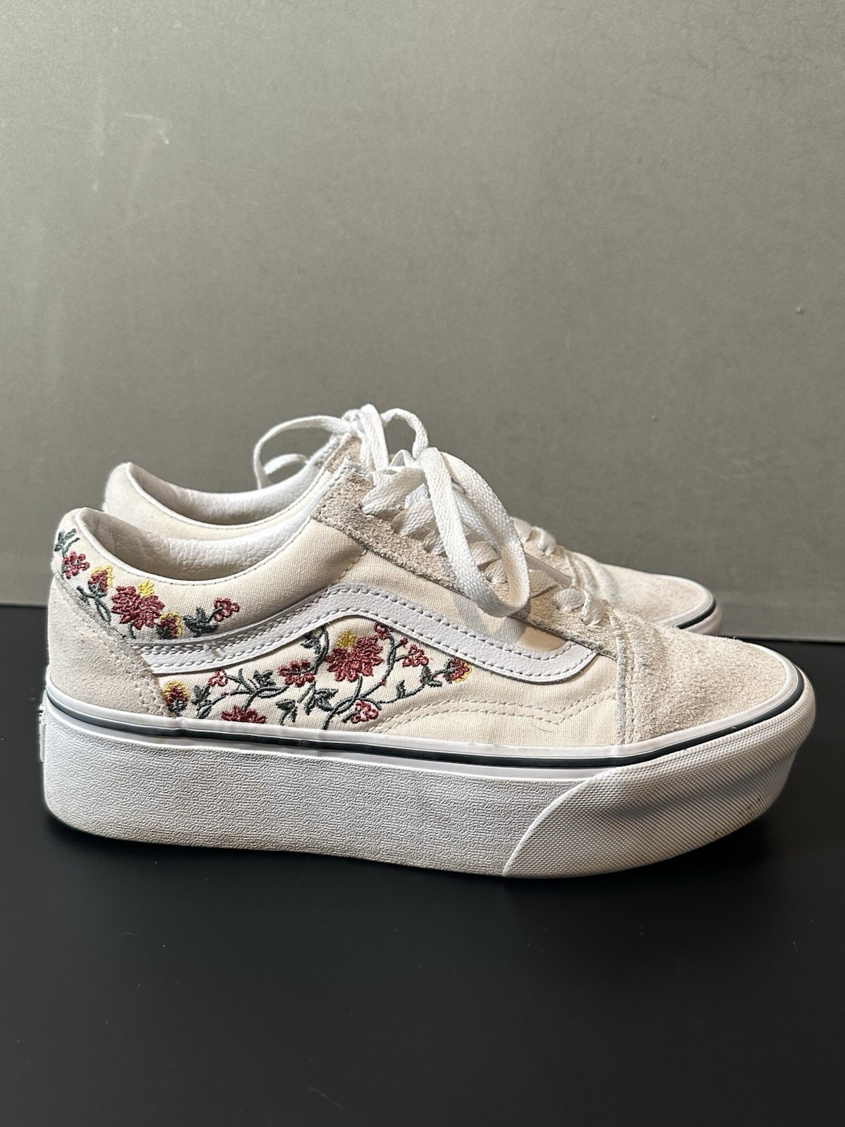 Vans Old Skool Stack form Platform Sneaker Floral… - image 3