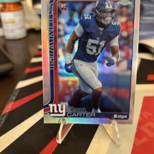 2025 Topps Chrome Football - Abdul Carter #350 Refractor (RC) New York Giants