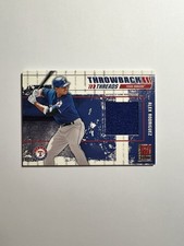 2003 Elite Alex Rodriguez/Rafael Palmeiro Throwback Threads Game Worn Patch /125