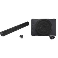 Kicker 47KPB2 PowerBar KPB2 34-inch BlueTooth Powered UTV Soundbar, Black Wea...
