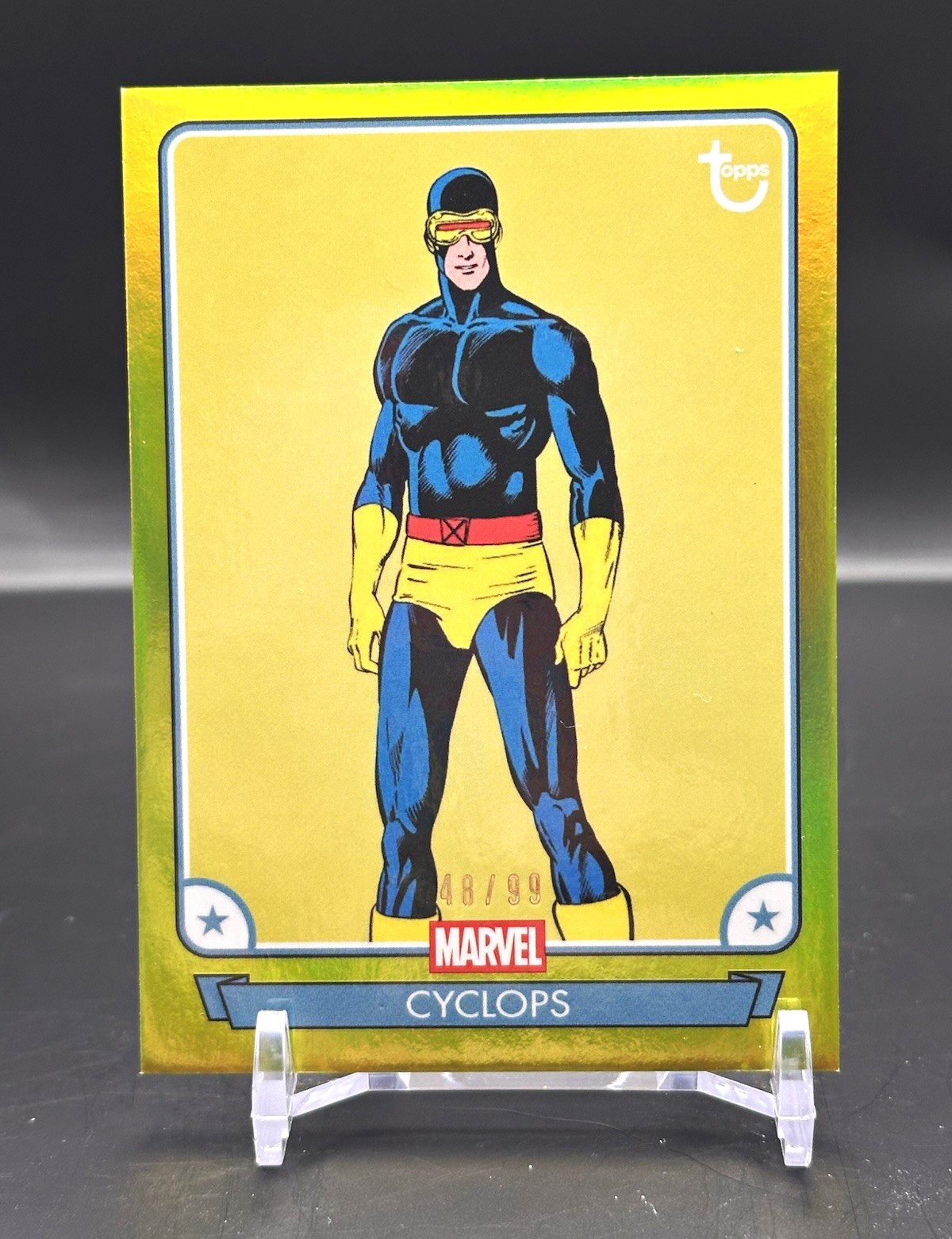 2026 Topps Marvel Cyclops #38 Serial Numbered 48/99 Non-Sport Trading Card