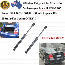 2 Tailgate Boot Gas Struts for Volkswagen VW Bora Passat Skoda Superb 2001-2005
