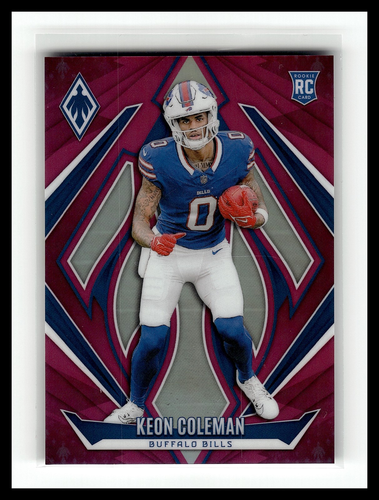 2024 Panini Phoenix Keon Coleman Pink #213 #/40