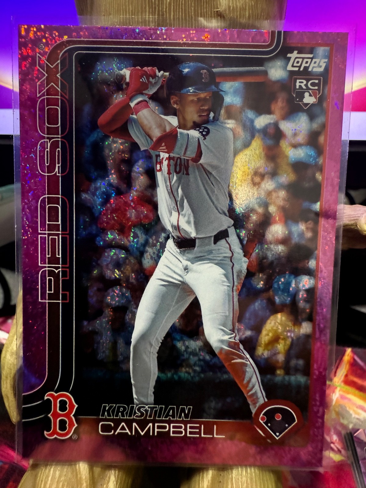2025 Topps Update Series - Kristian Campbell #US1 Pink Holo Foil (RC)