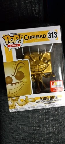 Funko Pop! 313 Cuphead King Dice Limited Edition Chase MISB New In Box
